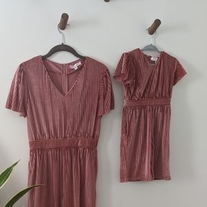 Ivy City Co Rosie Pink Velvet Baby Romper